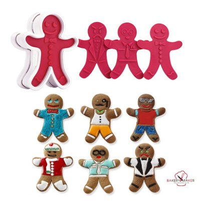เซ็ทพิมพ์กดคุ้กกี้ Gingerbread Ma