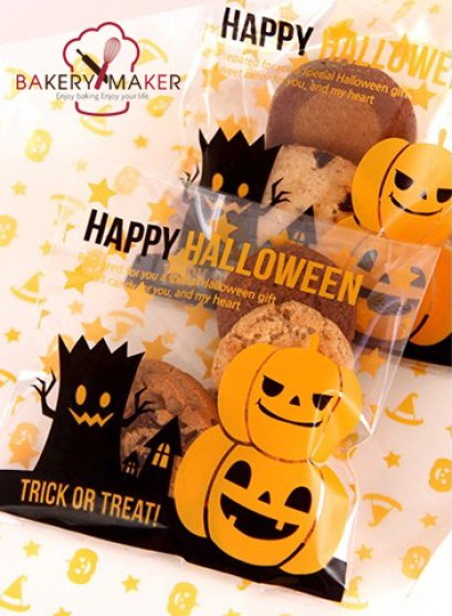 ถุงฝากาว Happy Halloween ใส