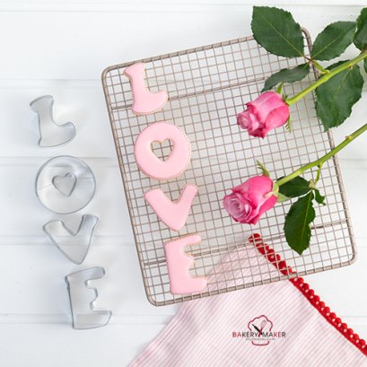 เซ็ทพิมพ์กดคุ้กกี้ LOVE