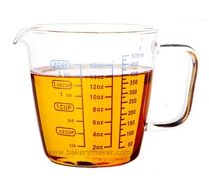ถ้วยตวงแก้ว 500 ml.