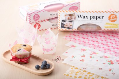 กระดาษห่ออาหาร 20 แผ่น Food wrapping paper