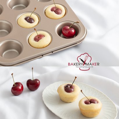 ถาดอบมัฟฟิน มินิ/ คัพเค้ก Teflon