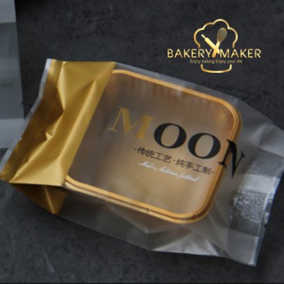 ถุงซีลขุ่น MOON ขอบทอง 50 ใบ