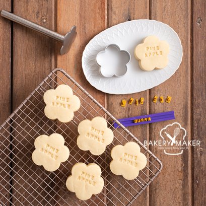 เซ็ทแม่พิมพ์ + แท่นกด  รูปดอกไม้