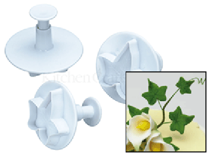 เซ็ทพิมพ์ฟองดองท์ ใบเมเปิ้ล 3 ชิ้น