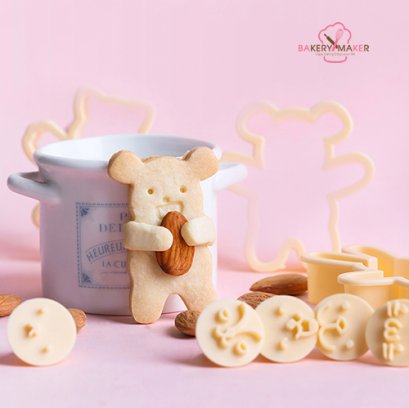 เซ็ทพิมพ์กดคุ้กกี้ กระต่าย,หมี HUG