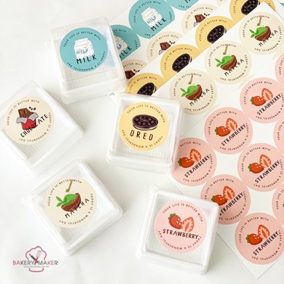 สติกเกอร์ รสชาติ 24 ดวง