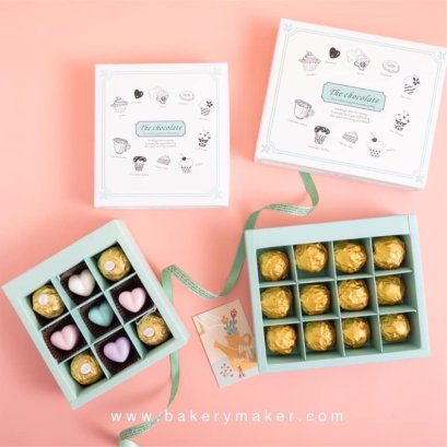 กล่อง The Chocolate 9 , 12 ช่อง
