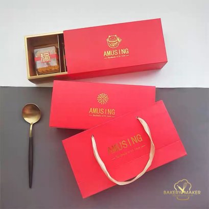 เซ็ทกล่องถุงปั้มทอง แมวกวัก Amusing 5 ชุด