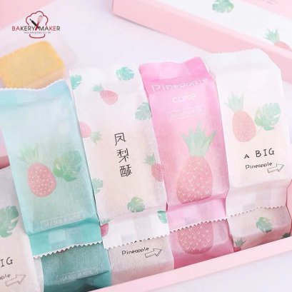 ถุงซีล Pineapple cake คละ 4 แบบ