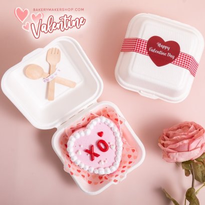 กล่องกระดาษ เค้กเกาหลี 10 ใบ