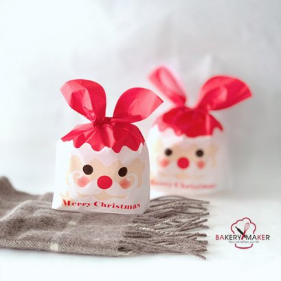 X&#039;mas ถุงแซนต้าผูกโบว์