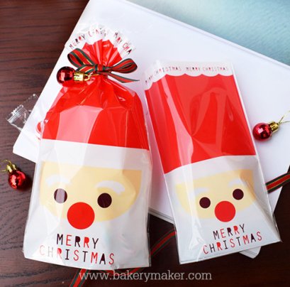 ถุงขนม ขยายก้นถุง Santa Claus