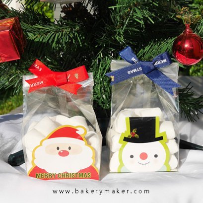 เซ็ทถุงพร้อมถาดกระดาษ Santa Claus , Snowman