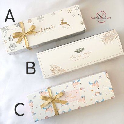 กล่องคุกกี้ 5 ใบ ทรงยาว