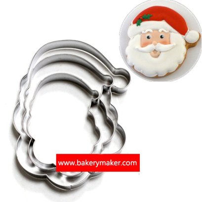 เซ็ทพิมพ์กดคุ้กกี้ Santa 3 ขนาด