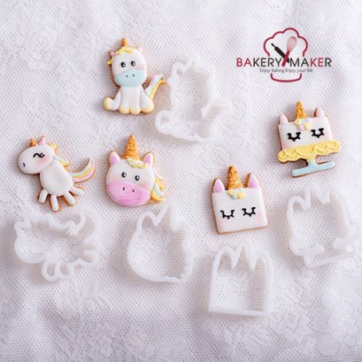 เซ็ทพิมพ์กด Unicorn 5 ลาย