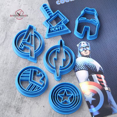 พิมพ์กดคุ้กกี้/ฟองดอง Avenger 6 แบบ