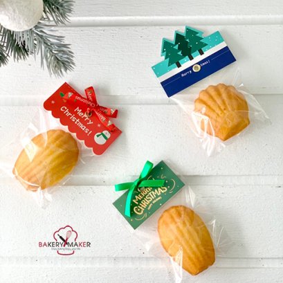 เซ็ทถุงซีลใสพร้อมหัวถุง X&#039;mas คละ 3 แบบ