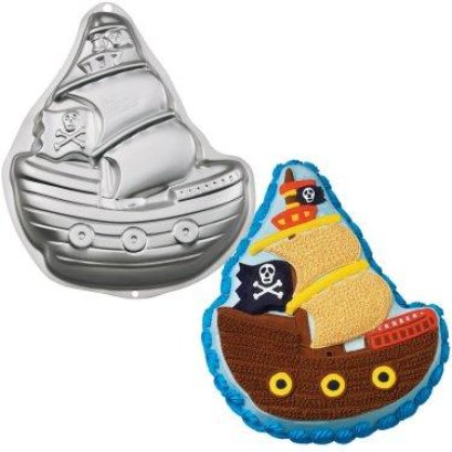 พิมพ์เค้ก รูปเรือโจรสลัด (Pirate ship cake mold)