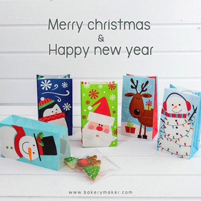 เซ็ทถุงกระดาษ X&#039;Mas 6 ลาย