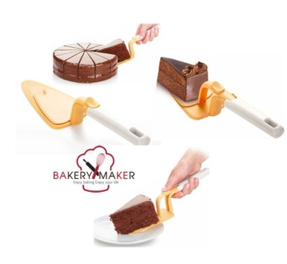 ที่ตักเค้กพลาสติก เลื่อนได้