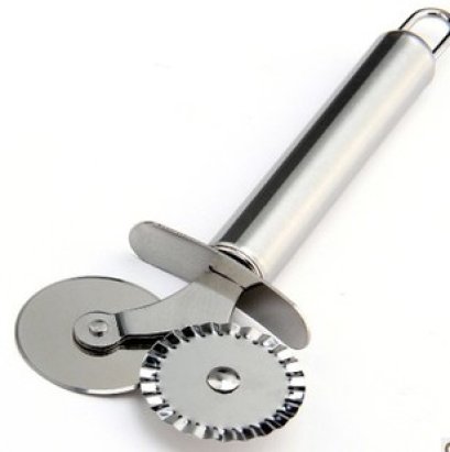 ลูกกลิ้งตัดแป้งโดว์ , พิชซ่า 2 หัว