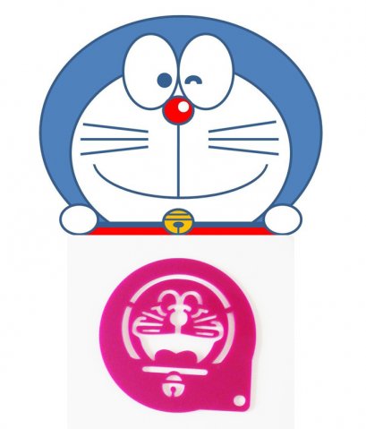 Doraemon แผ่นโรยผงโกโก้ / ไอซิ่ง