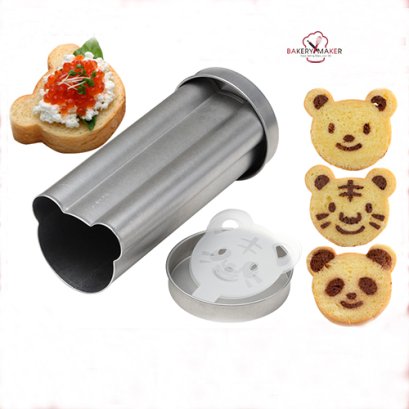 พิมพ์ขนมปังรูป Bear Bread