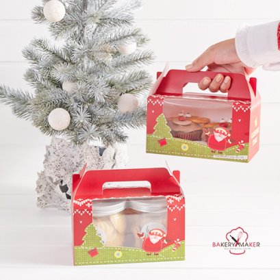 กล่องขนม , คัพเค้ก 2 ชิ้น LEISURE TIME