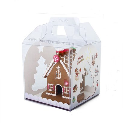 กล่องขนมหูหิ้ว พร้อมกระดาษ X'Mas 1 ชุด