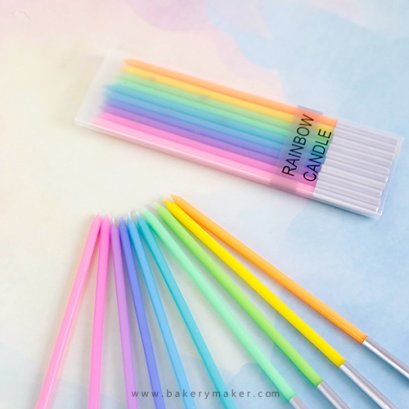 เทียนเรนโบว์ 10 เล่ม