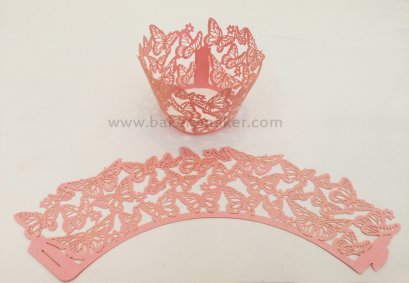 กระโปรงคัพเค้ก ลายฉลุผีเสื้อ 10 ชิ้น