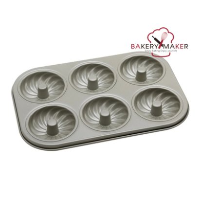 พิมพ์โดนัทลาย 6 หลุม Donut Teflon