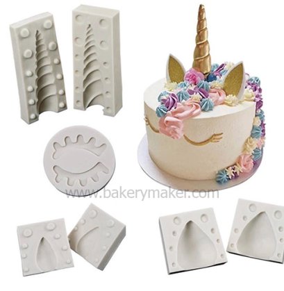 เซ็ทพิมพ์ฟองดองท์ ยูนิคอร์น Unicorn 3D