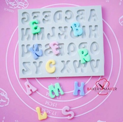 พิมพ์ฟองดองท์ ตัวอักษรพิมพ์ใหญ่ A - Z