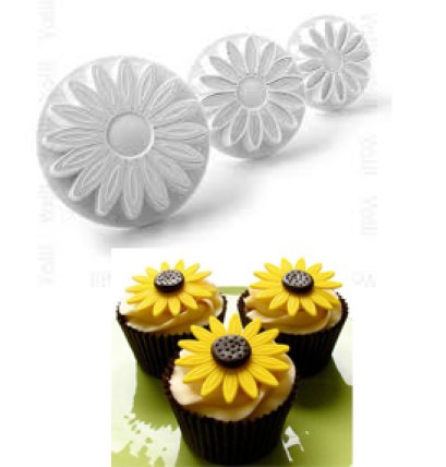 เซ็ทพิมพ์กดฟองดองท์ ดอกทานตะวัน เซ็ท 3 อัน