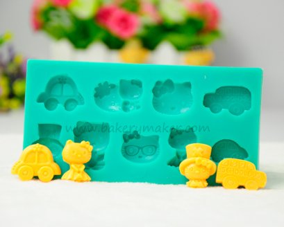 พิมพ์ฟองดองท์ Hello Kitty