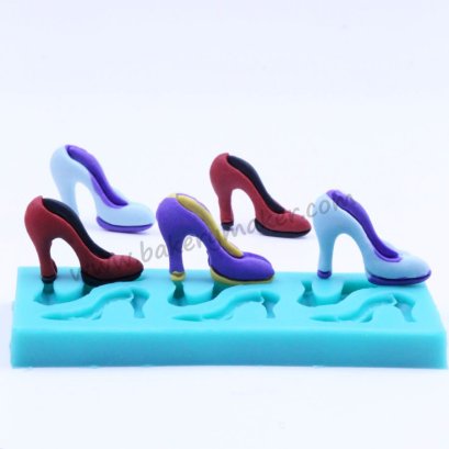 พิมพ์ฟองดองท์ รูปรองเท้าส้นสูง