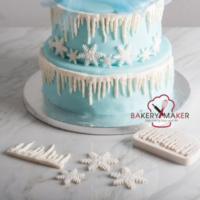 พิมพ์ฟองดองท์ หยดน้ำแข็ง