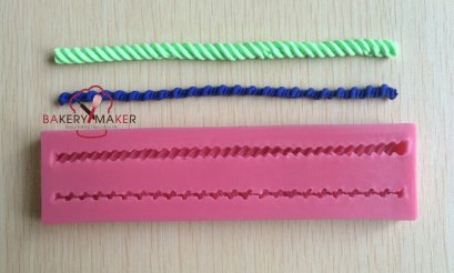 พิมพ์ฟองดองท์ เกลียวเชือก