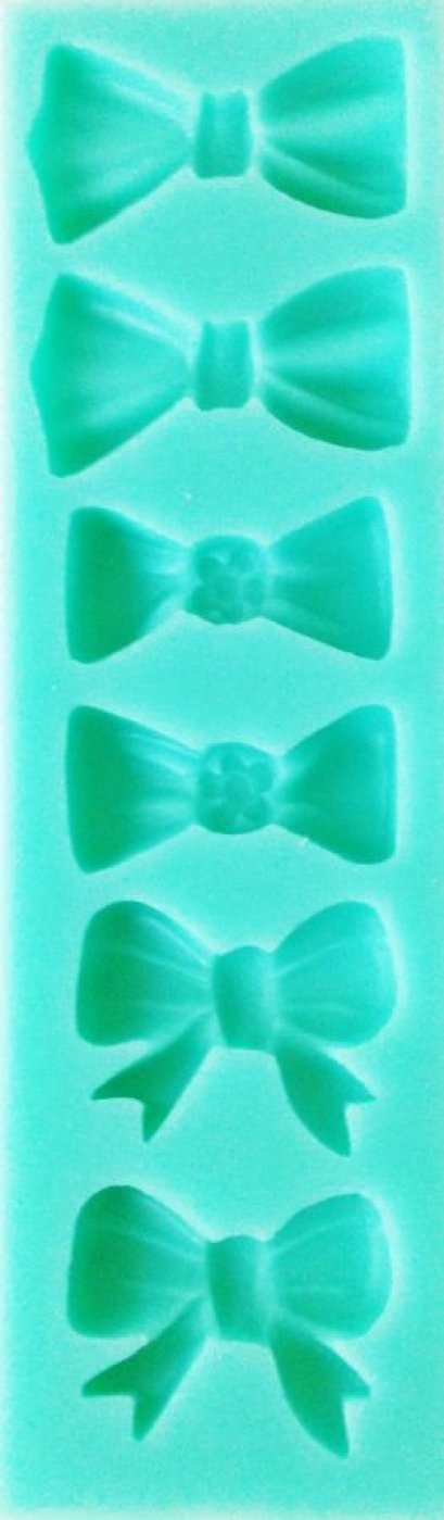 พิมพ์ฟองดองท์ รูปโบว์ 3 แบบ 6 ช่อง