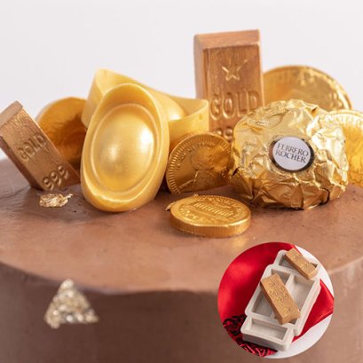 พิมพ์ฟองดองท์ ทองแท่ง 2 ขนาด