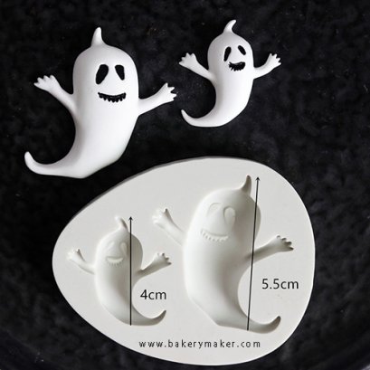 พิมพ์ฟองดองท์ Ghost Halloween