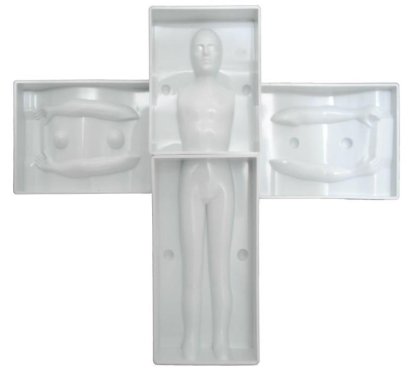 พิมพ์ฟองดองท์ 3D คน ร่างกายผู้ชาย