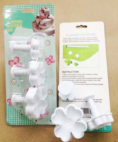 พิมพ์ฟองดองท์ ใบไม้