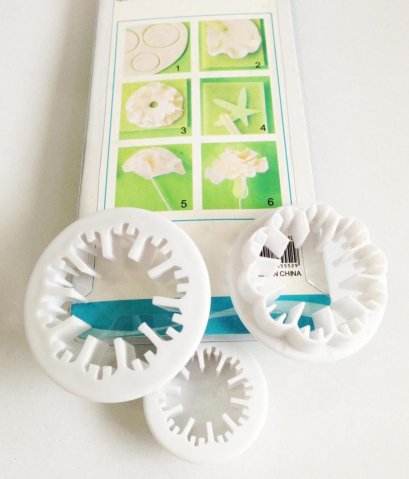 เซ็ทพิมพ์ฟองดองท์ ดอกคาร์เนชั่น 3 ชิ้น