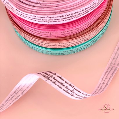 ริบบิ้นพิมพ์ลาย 3 สี