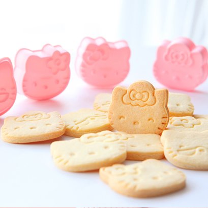 เซ็ทพิมพ์กดคุ้กกี้ คิตตี้ 4 แบบ Cookies cutter Hello Kitty