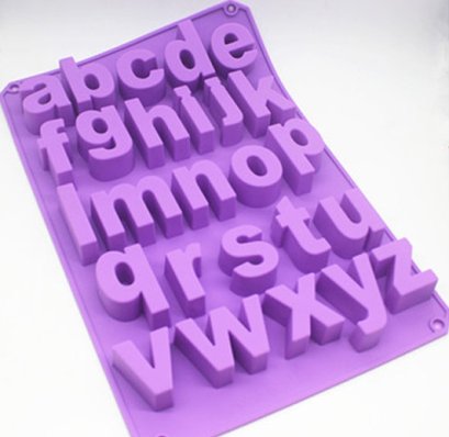พิมพ์ซิลิโคน a - z พิมพ์เล็ก